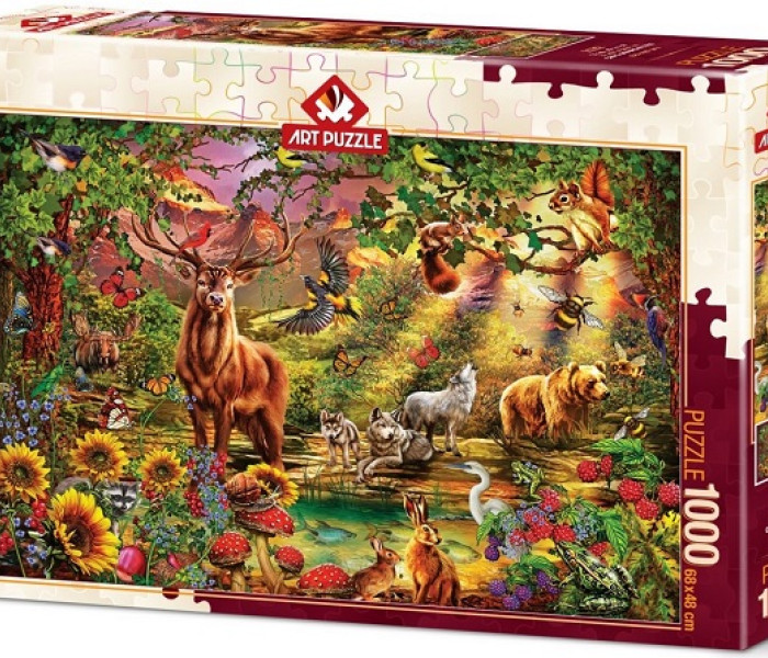 Puzzle - Art puzzle - Lumea animalelor